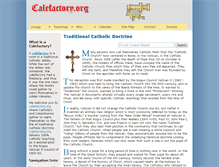 Tablet Screenshot of calefactory.org